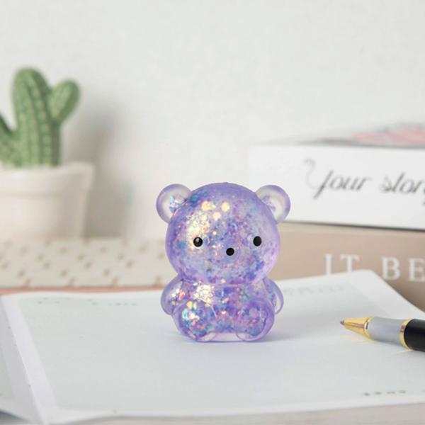 Stress Legetøj Bjørn Glitter