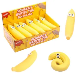Stress Legetøj Banan med Øjne