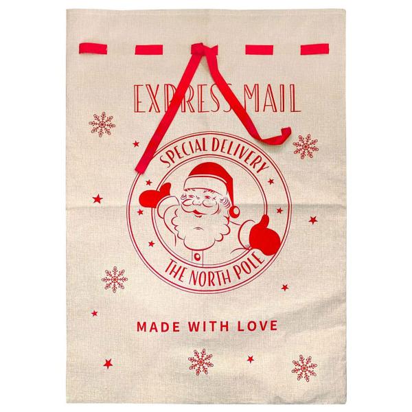 Julemand Julesæk Jute