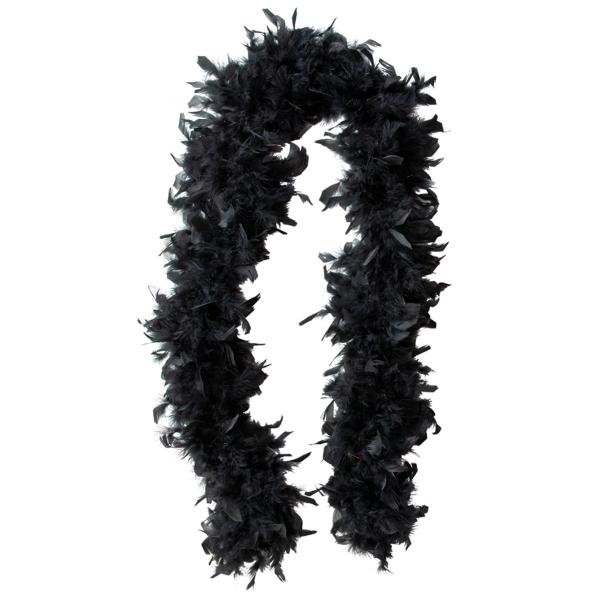 Fjerboa Sort 80g 180 cm