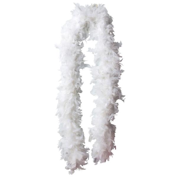 Fjerboa Hvid 80g 180 cm