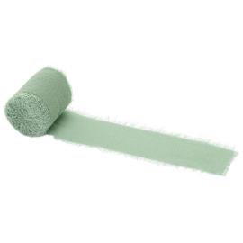 Chiffonbånd Pistaciegrøn 40 mm 3-pak