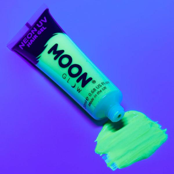 Moon Glow Neon UV Hårgel Intensiv Grøn