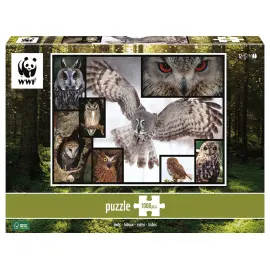 WWF Ugler Puslespil 1000 Brikker