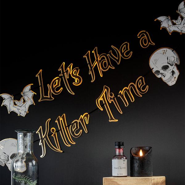 Bogstavguirlande Let's Have a Killer Time