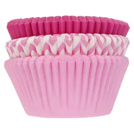 Muffinforme Pink og White
