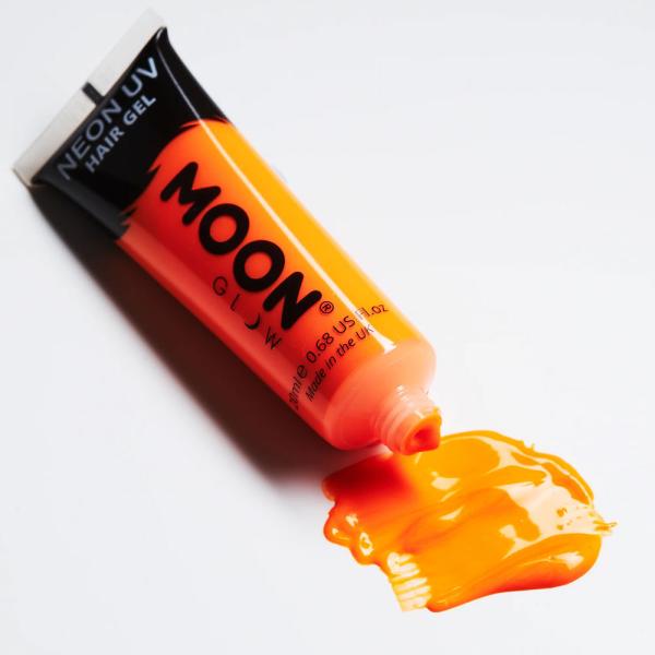 Moon Glow Neon UV Hårgel Intensiv Orange
