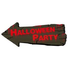 Halloween Party Vægdekoration