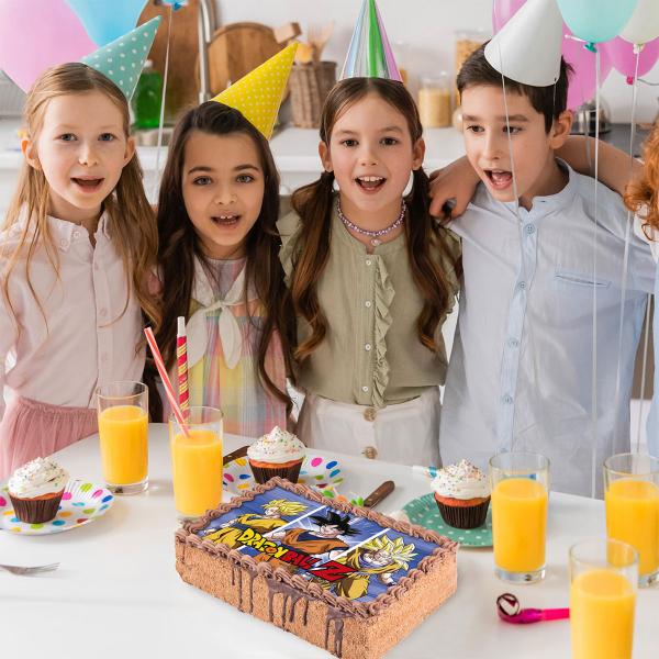 Dragon Ball Rektangulært Kageprint