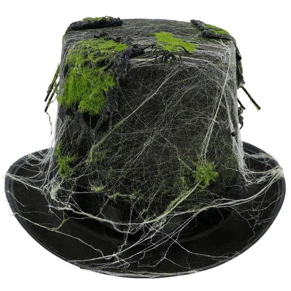 Høj Hat med Edderkopper, Spindelvæv & Mos