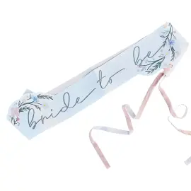 Blomster Bride To Be Ordensb&aring;nd