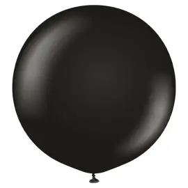 Sorte Kæmpestor Latexballoner 2-pak