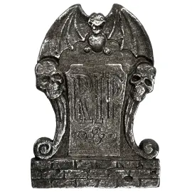 Gravsten Dekoration RIP Flagermus