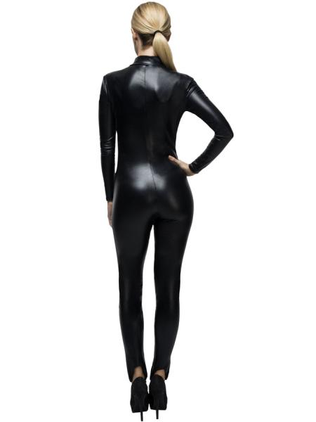 Sort Catsuit Kostume