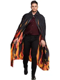 Sort Kappe med Flames