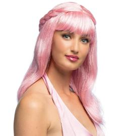 Lysrosa Paryk med Fletninger