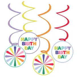 H&aelig;ngende Swirls Stripetastic 6-pak