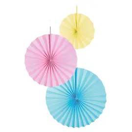 H&aelig;ngende Dekorative Rosetter Pastel