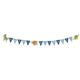 Happy Dinosaur Guirlande Happy Birthday