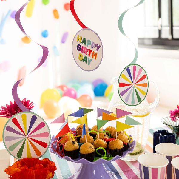 Hængende Swirls Stripetastic 6-pak