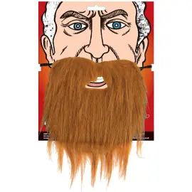 Falsk Skæg Brun