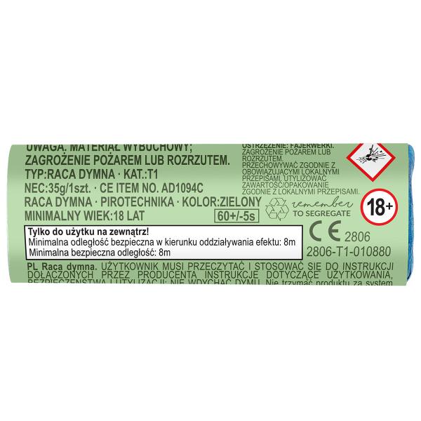 Grønne Røgbomber 5-pak