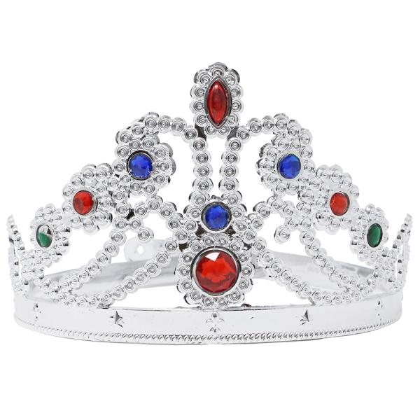 Tiara med Ni Juveler Sølv