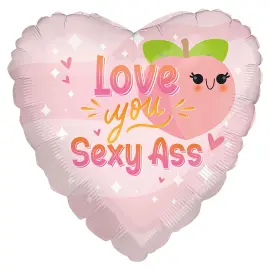 Love your Sexy Ass Hjerteballon