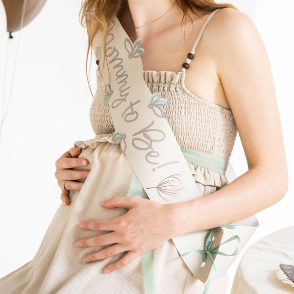 Ordensbånd Mommy To Be Beige