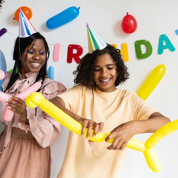 Figurballoner Farvemix Mat 5 cm