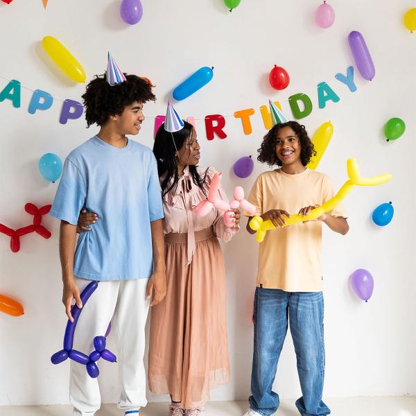 Figurballoner Farvemix Mat 5 cm