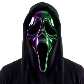 Held&aelig;kkende Maske Ghostface Iriserende