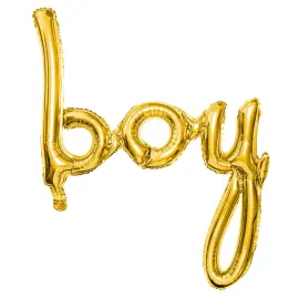 Boy Guld Folieballon