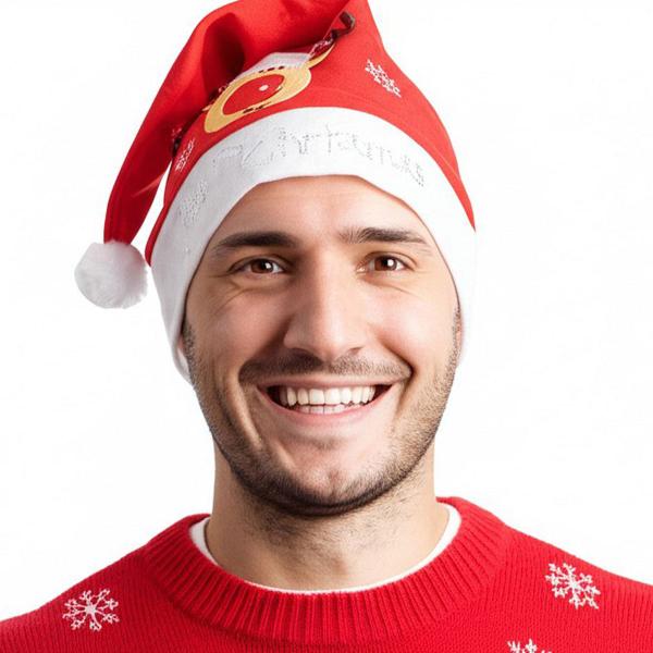 Merry Christmas Nissehue med Rensdyr