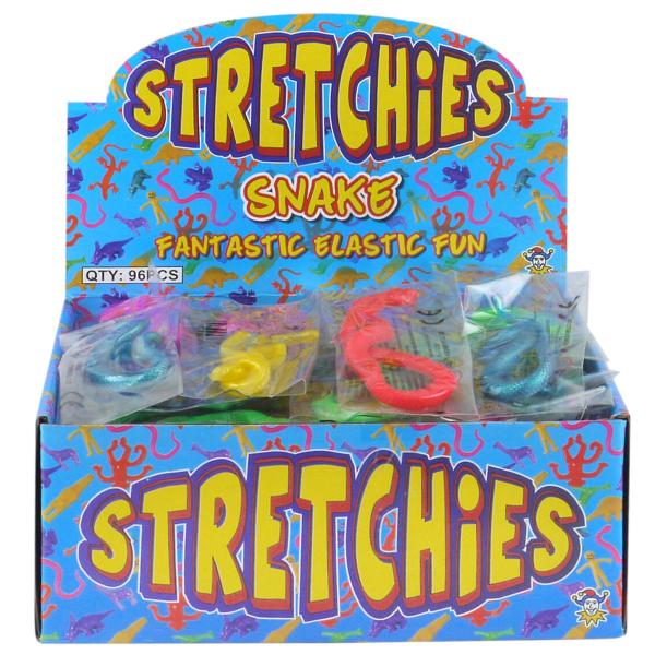 Stretchy Legetøjsslange 20 cm