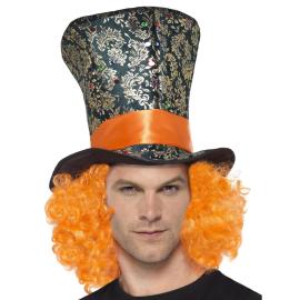 Mad Hatter Hat med Paryk