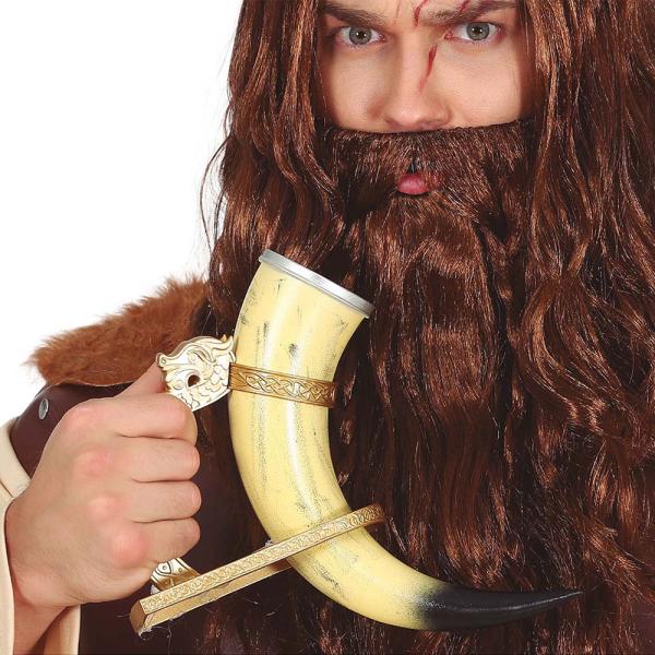 Viking Drikkehorn med Holder