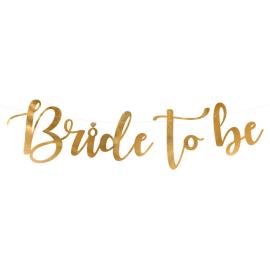 Bride To Be Guirlande Guld