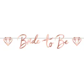 Bride To Be Guirlande Kopper