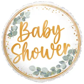 Baby Shower Rund Folieballon