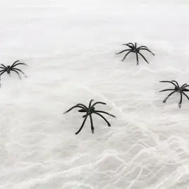Spindelv&aelig;v Hvid
