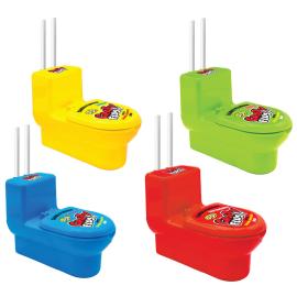 Slik Toilet med Slikkepinde og Surt Pulver