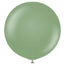 Grønne Store Latexballoner Eucalyptus