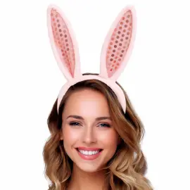 Kanin&oslash;rer H&aring;rb&oslash;jle med Pailletter Lyser&oslash;d