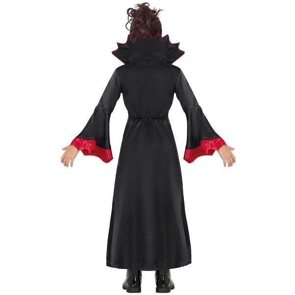 Vampyr Kostume Vinrød/Sort Børn