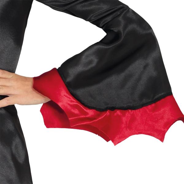 Vampyr Kostume Vinrød/Sort Børn