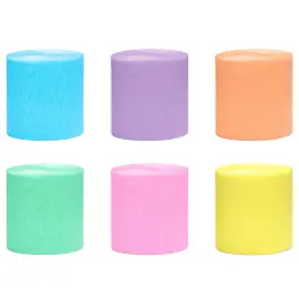 Crepepapir Pastel Farvemix 6-pak