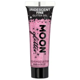 Moon Glitter Iridescent Glitter Gel Lyserød