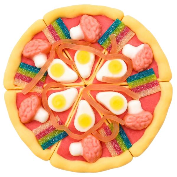 Slikpizza med Geléslik