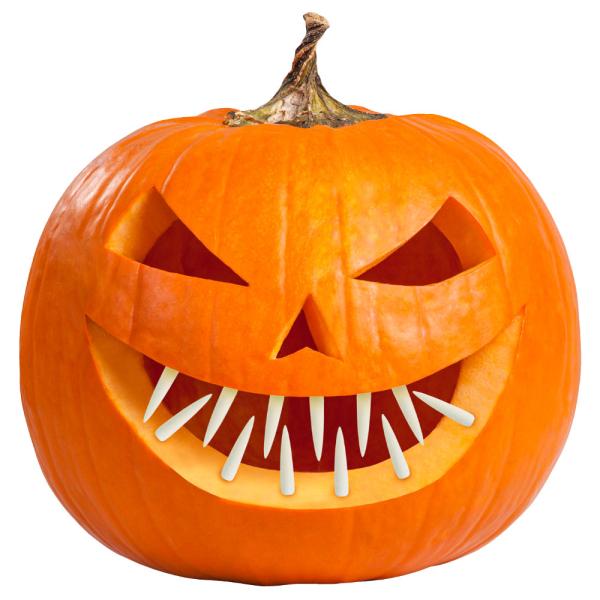 Tænder til Halloween Græskar